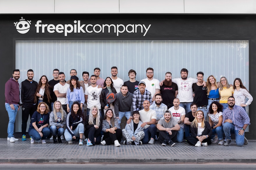 Freepik Company’s starting eleven at the Malaga Tech Games