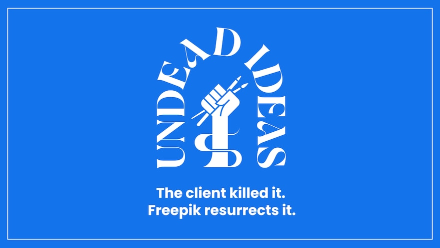Freepik launches ‘Undead Ideas’ campaign for designers to reimagine rejection